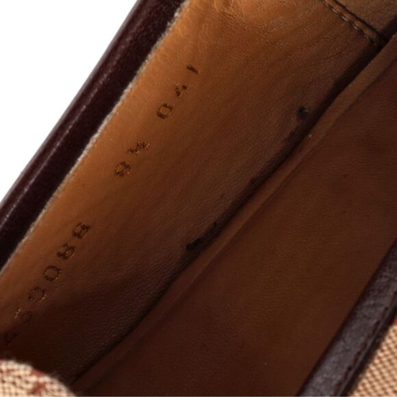 Gucci Women's Jordaan Loafers GG Canvas Brown - Picture 5 of 6